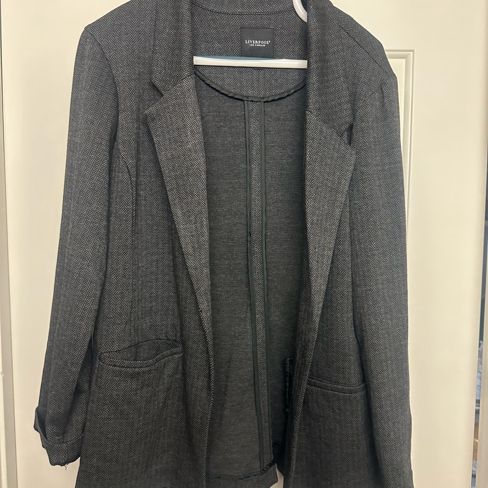 Liverpool Gray Blazer Professional Suit Jacket